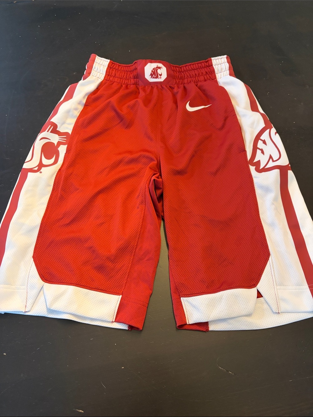 Washington State University oversized basketball shorts